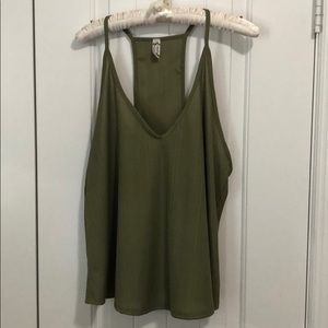 Free people olive green tank